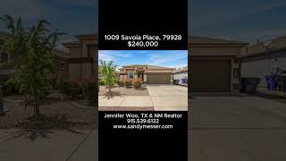 1009 Savoia, 79912 YT #biggsarmyairfield #realestate #fortbliss #justlisted