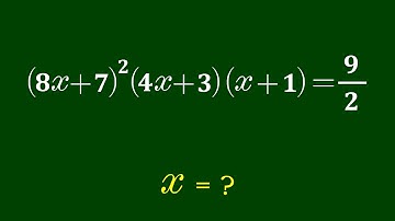 A Nice Algebra Problem | Math Olympiad | Find all roots