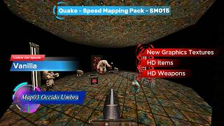 Quake - [Speed Mapping Pack - SM015] - Map: #03 - Occido Umbra - [4K60ᶠᵖˢ]