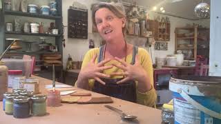 What is slip? Glaze? Underglaze? A few things explained- Home Pottery School...