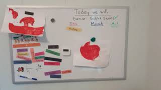 How to hang a magnetic whiteboard without hanging brackets
