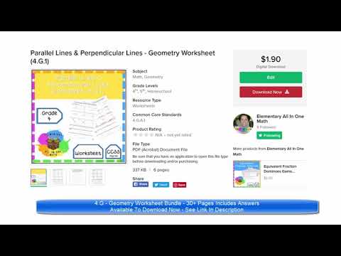 4th grade geometry worksheets for 4 g 1 4 g 2 4 g 3 youtube