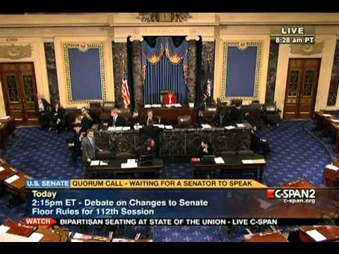 Senate Session 2011-01-25 (11:02:57-12:07:...