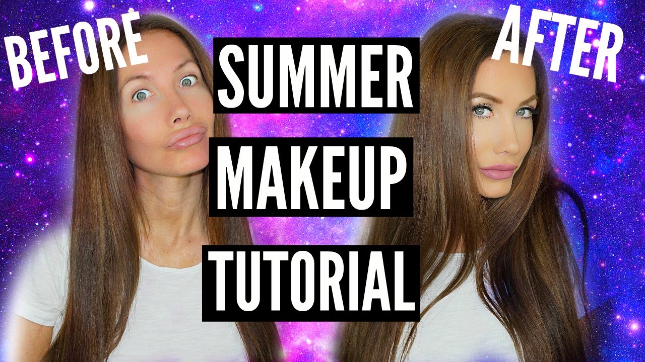 GRWM/SUMMER MAKEUP TUTORIAL