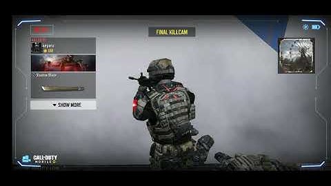 best shadow blade kill cam in codm(5 kills in a row)
