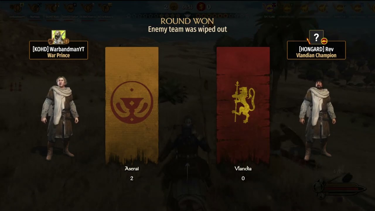 Hongard Captain Tournament Royals vs Rebels