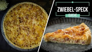 Zwiebel-Speck  Quiche/ Herbst-Rezepte, einfach und schnell