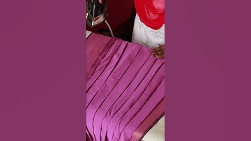 Saree Pre-pleating &Box Folding techniques 💯😍#shorts #trending #saree #viral @SSBridalStudio