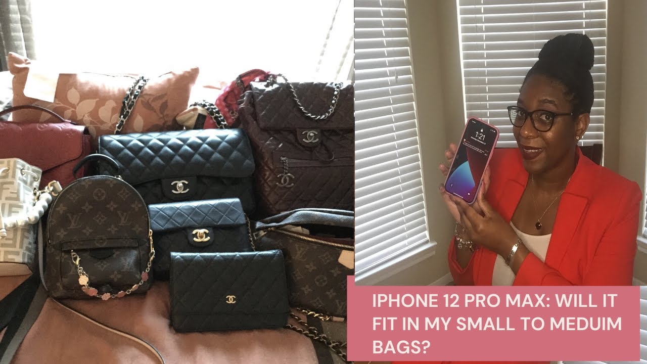 IPHONE 14 PRO MAX FITS INSIDE MY MINI BAGS?  HANDBAGS FROM LOUIS VUITTON,  GUCCI, CHANEL, HERMES 