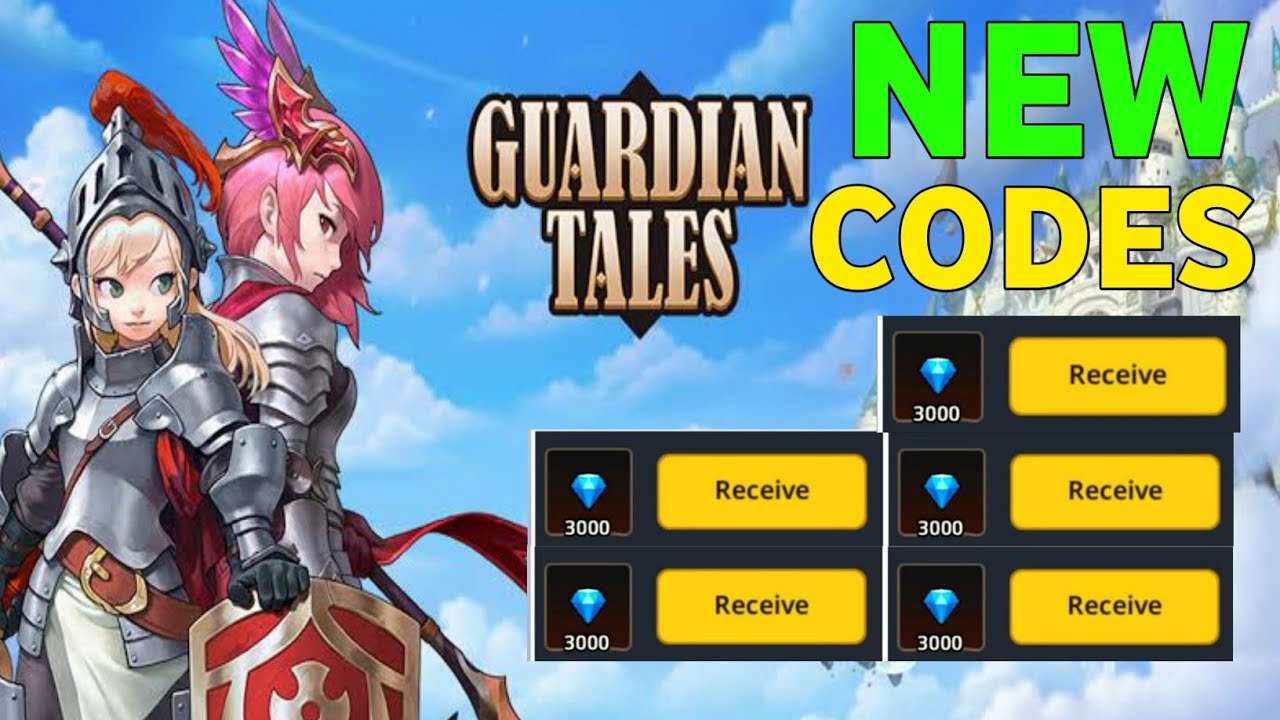 GUARDIAN TALES COUPON CODES 2021 GUARDIAN TALES PROMO CODES YouTube