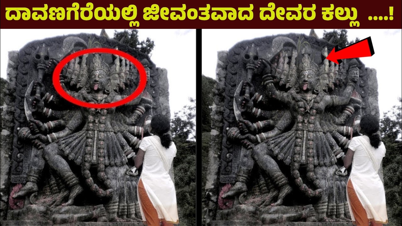 ದಾವಣಗೆರೆಯಲ್ಲಿ ನಡೆಯಿತು ಬೆಚ್ಚಿಬೀಳಿಸುವ ಪವಾಡ | ಇದ್ದಕ್ಕಿದ್ದ ಹಾಗೆ ಜೀವಂತವಾಯಿತು ದೇವರ ಕಲ್ಲು! Davanagere durga