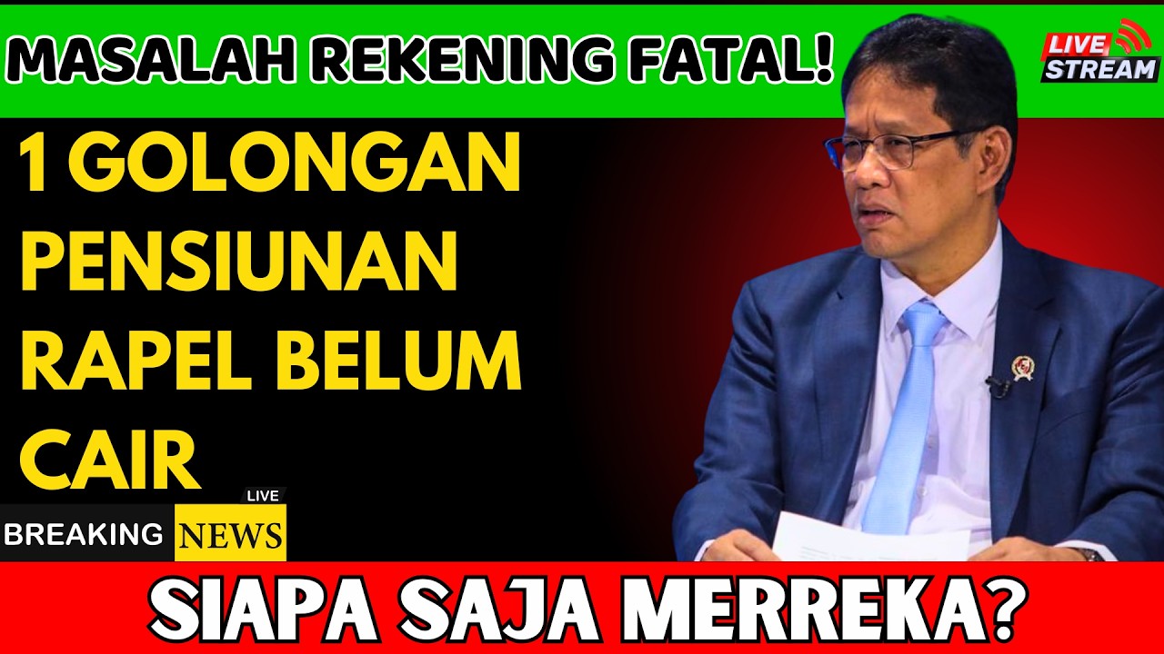 Mohon Maaf, Pensiunan Golongan Ini Berpotensi Tidak Menerima Rapel 2026, Ini Penyebab Lengkapnya