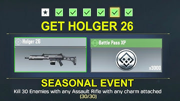 HOW TO GET UNLOCK HOLGER 26 SEASONAL EVENT SEASON 4 CALL OF DUTY MOBILE