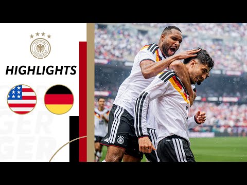 Successful dress rehearsal against the World Cup host! | USA 1-2 Germany | Highlights – Friendly