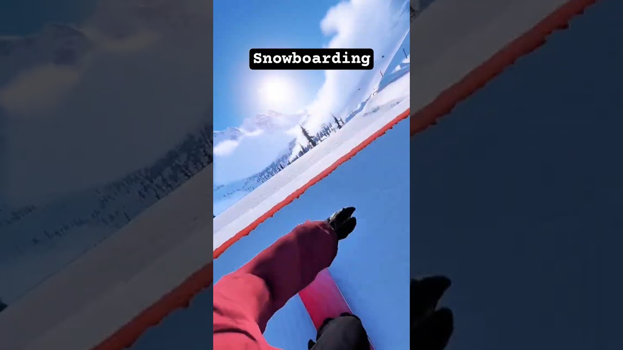 snowboarding game