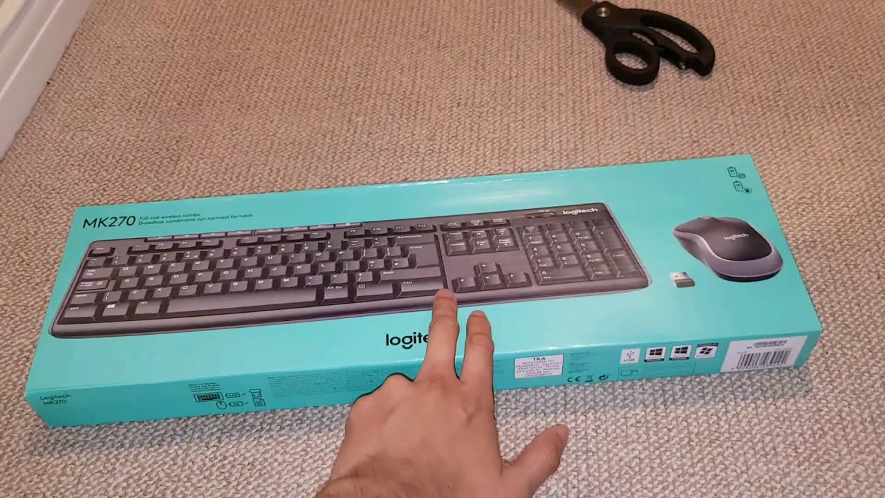 MK270 Wireless Keyboard And Mouse Set Unboxing And Review - YouTube