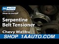 How to Replace Serpentine Belt Tensioner 1997-2006 Chevy Malibu