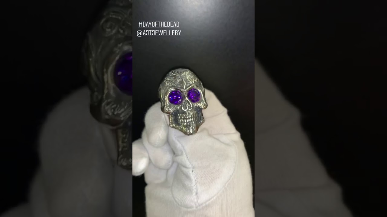 Day Of The Dead Skull Ring