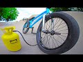 FILLING HELIUM IN MY BMX TIRES