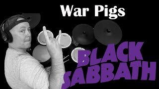 War Pigs Black Sabbath Drum Cover (Free Drumeo Trial) Roland Td - 17Kvx E - Kit🥁 Resimi