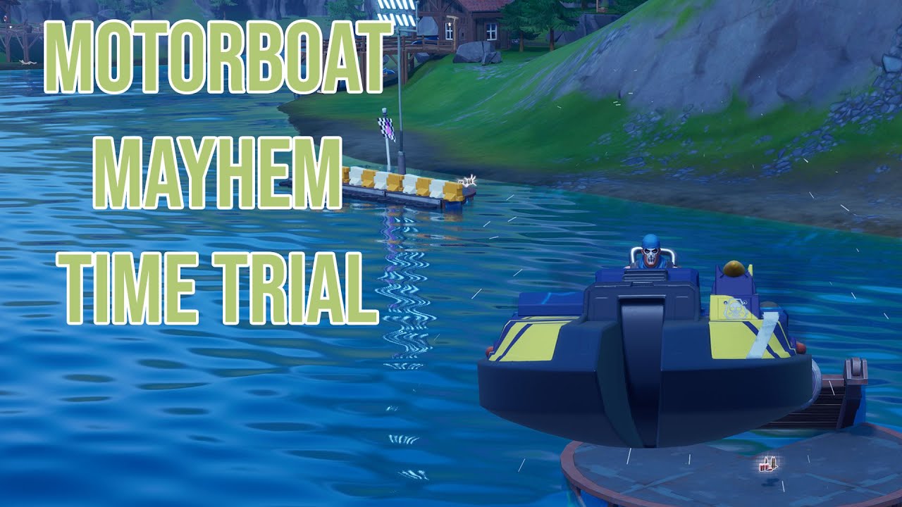How to complete a lap at Motorboat Mayhem in Fortnite Chapter 2 Season 3 Week 4