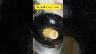 Wheat Flour Puri | गव्हाची पुरी  | How to make less oily poori | shorts