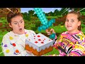 ON MANGE LA NOURRITURE DE MINECRAFT DANS LA VRAIE VIE !