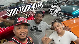 We did a shop tour with STITCHED BY SLICK 🧵🔥