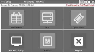 Kitchen Display System Demo (Restaurant POS v6)