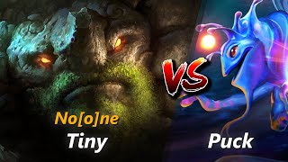 How to Tiny mid vs Puck (feat. No[o]ne) | First 10 minutes