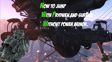 How to jump with Prydwen and survive without power armor. (almost no power armor)