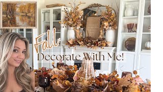 NEW 2026 Fall Decorate With Me, Fall Decor inspiration, Fall tablescape, Fall Mantel ideas, 