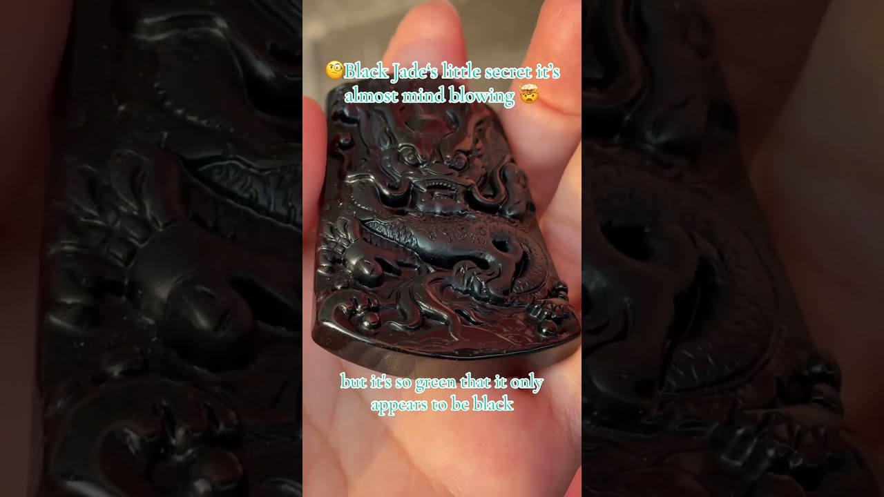 🧐the real color of black jade 😳