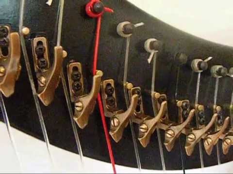 James Mcfall replica lever harp - Double strung ha...