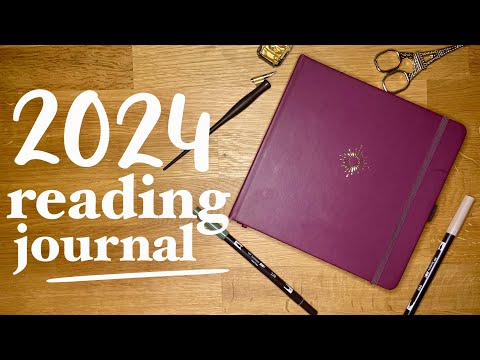 setting up my 2024 book / reading journal! #booktok #bookjournal