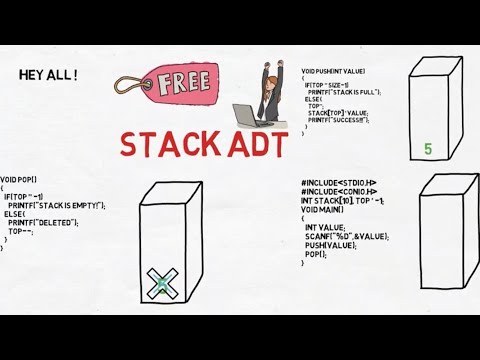 Push and Pop in Stack ADT !