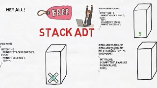 Push and Pop in Stack ADT !