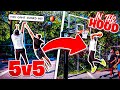 Duke Dennis expose TRASH TALKERS In Someone Else HOOD! 5v5 Basketball! HOOD VLOG