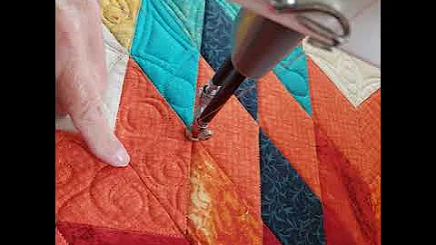 Susan Lawson Continuous line Quilting design on Lo...