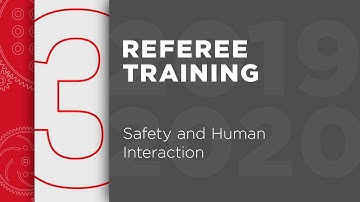 VRC Tower Takeover - Referee Training - Chapter 3: Safety and Human Interaction