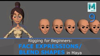 Rigging for Beginners: Face Expressions/Blend Shapes in Maya