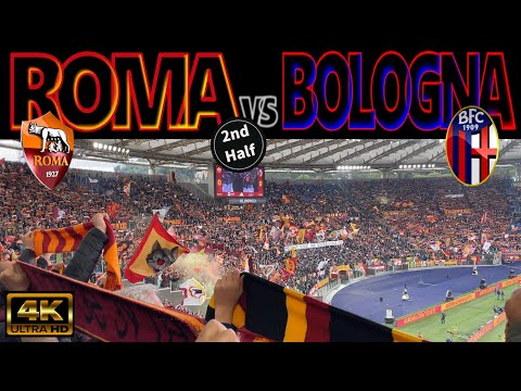 [4K] ROMA 1-3 BOLOGNA [2nd.Half]｜SERIE-A 23-24 MATCHDAY 33｜22/04/2024 STADIO OLIMPICO