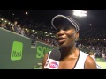Sony Open Tennis interview with Venus Williams 3/21/14