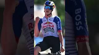 Maxim van Gils wins the 6th stage from the TARA #cycling @RedBullBORAhansgrohe