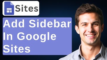 How To Add A Sidebar In Google Sites Full Tutorial 2025 [2025 Guide]