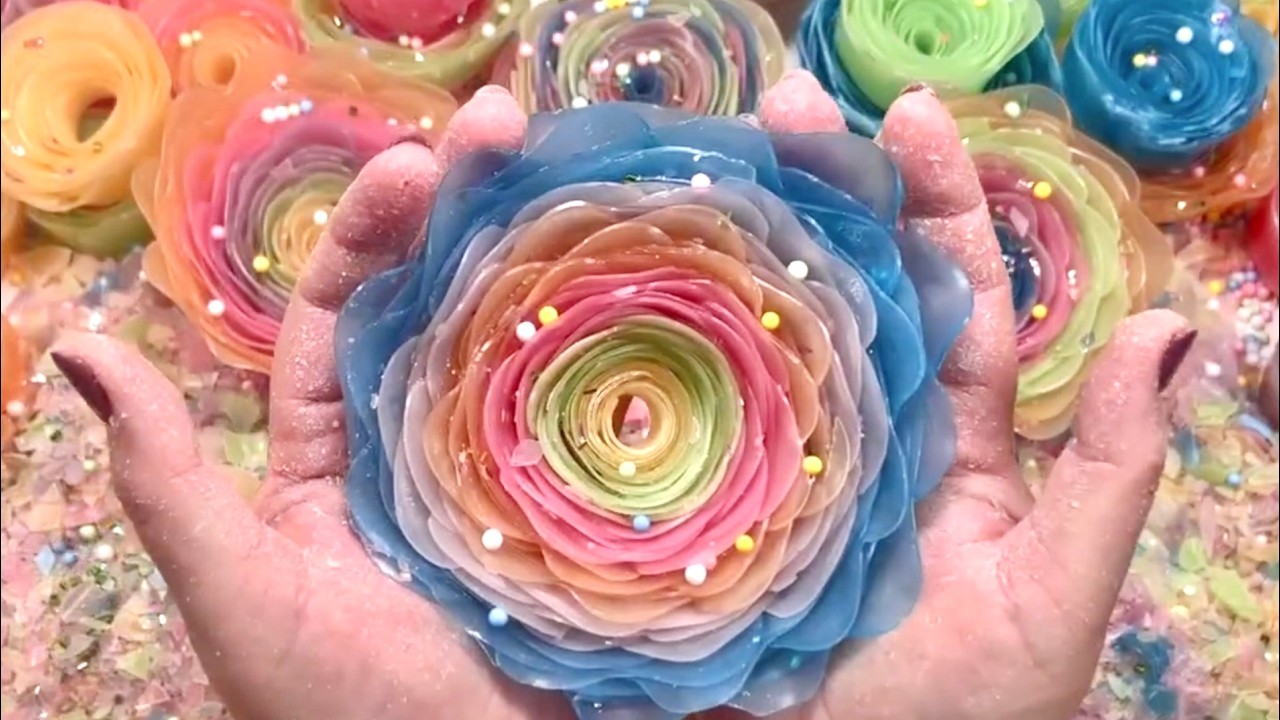 [ #1 Glycerin series ] Lola glycerin soap crushing compilation asmr🩵 | by : ​⁠@LolasSoapCrushASMR