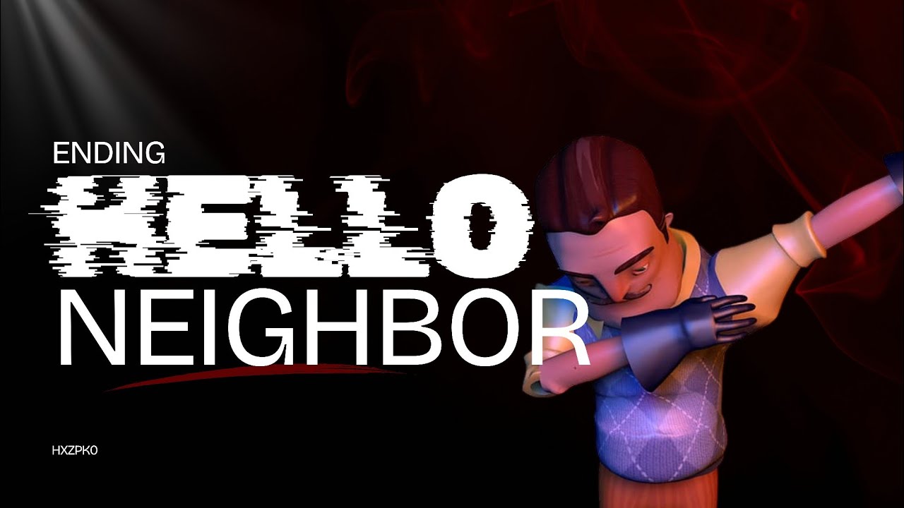 ENDING Hello Neighbour.... A forgotten game (MODDED)