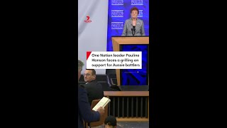 One Nation leader Pauline Hanson faces a grilling on support for Aussie battlers