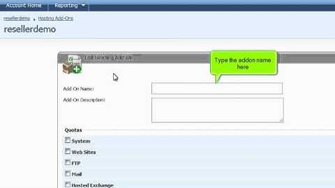 How to create hosting account add-ons in WebsitePanel (www.webpromo-inc.com)