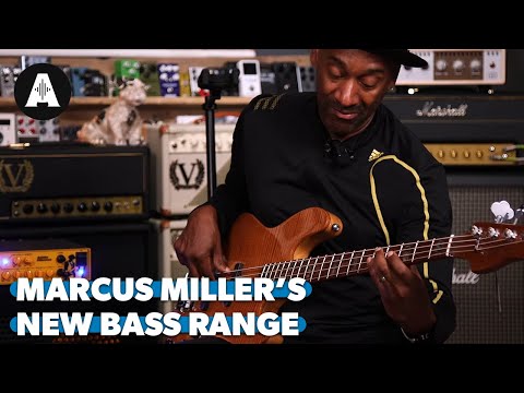 Marcus Miller demos the all new Sire V10 Models - Their Best Basses Yet!